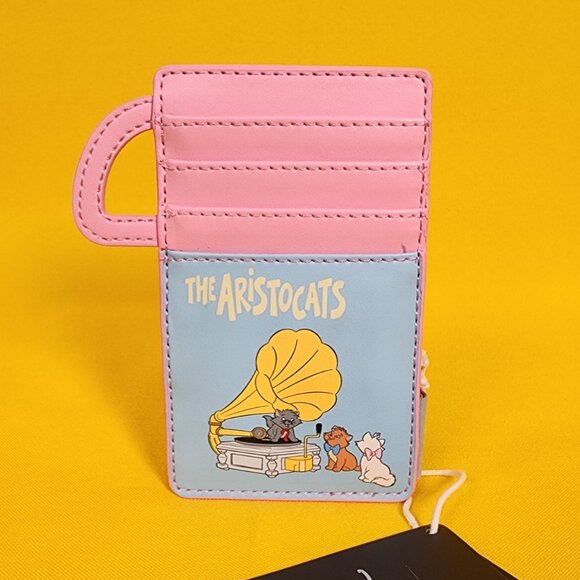 Loungefly Disney The Aristocats Movie Poster Thermos Card Holder Wallet NEW - Picture 5 of 9